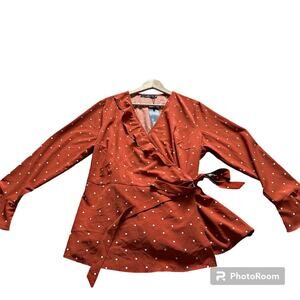 Agnes Orinda women’s blouse 1x‎ NWT